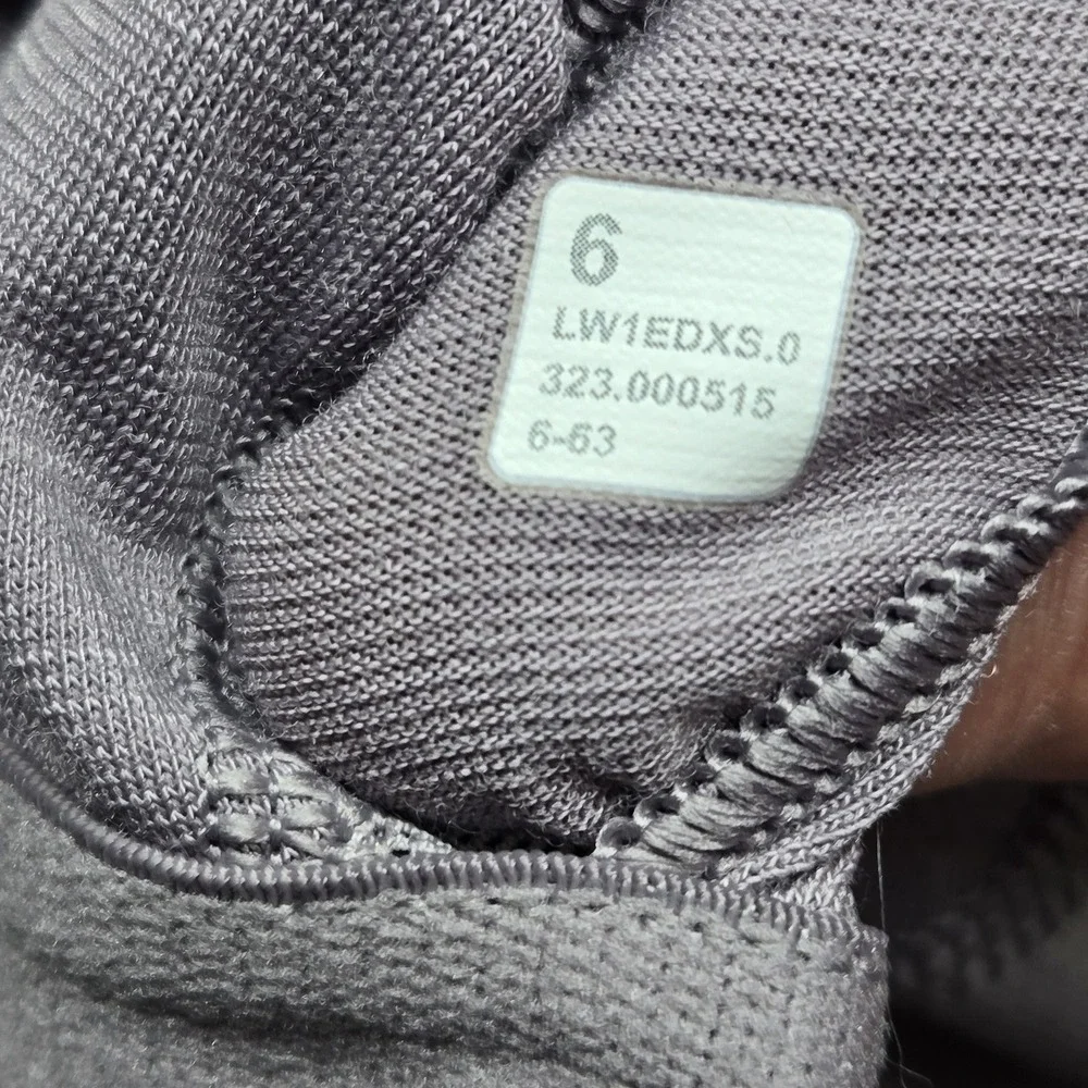 Lululemon Women Bra 6 Lavender Align Tank Gray Bralette Wireless Spaghetti